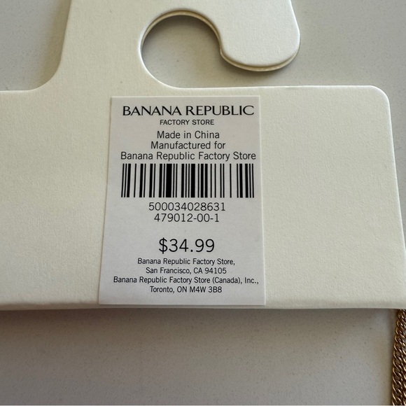 Banana Republic- Factory Store- Bronze-Gold-Silver-Two Tone-Coin-Necklace-Beads - Picture 7 of 9